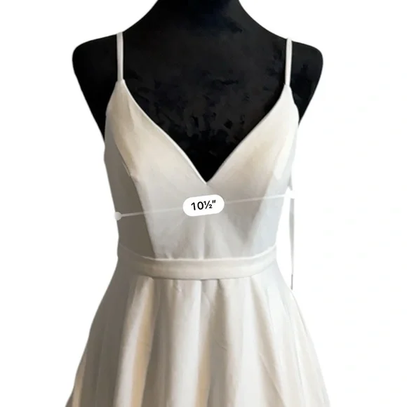 Mac Duggal Neck Sleeveless Modest Prom A-Line Dress Size 2 - Picture 13 of 15